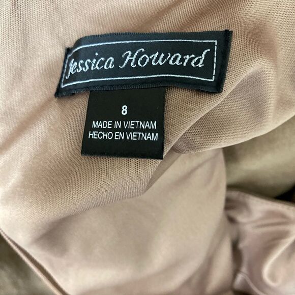 #141 JESSICA HOWARD vegan suede mini dress - Picture 7 of 10